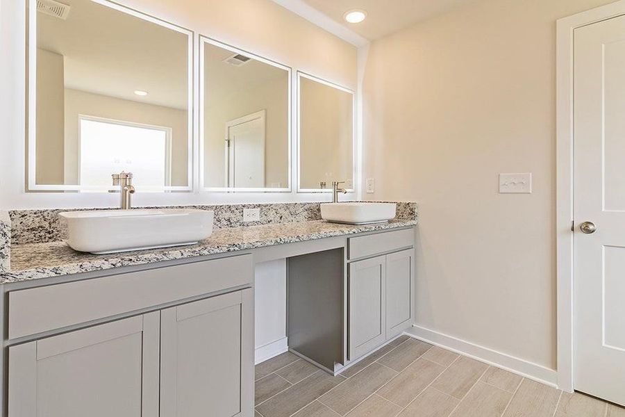 Furnished interior view inside a new home in The Woodlands Preserve, Jackson (Image 7).
