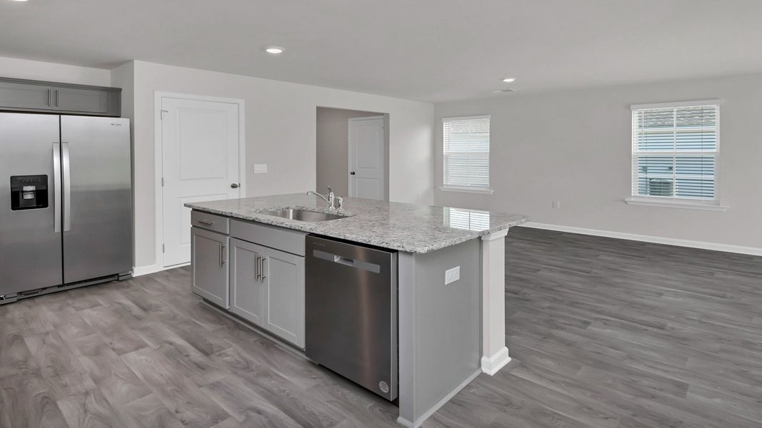 Furnished interior view inside a new home in Grand Oaks, Columbia (Image 9).
