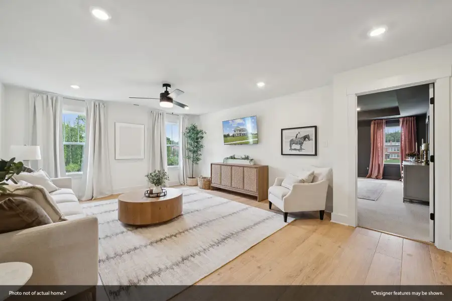 Furnished interior view inside a new home in Gates at Windermere, Blythewood (Image 18).