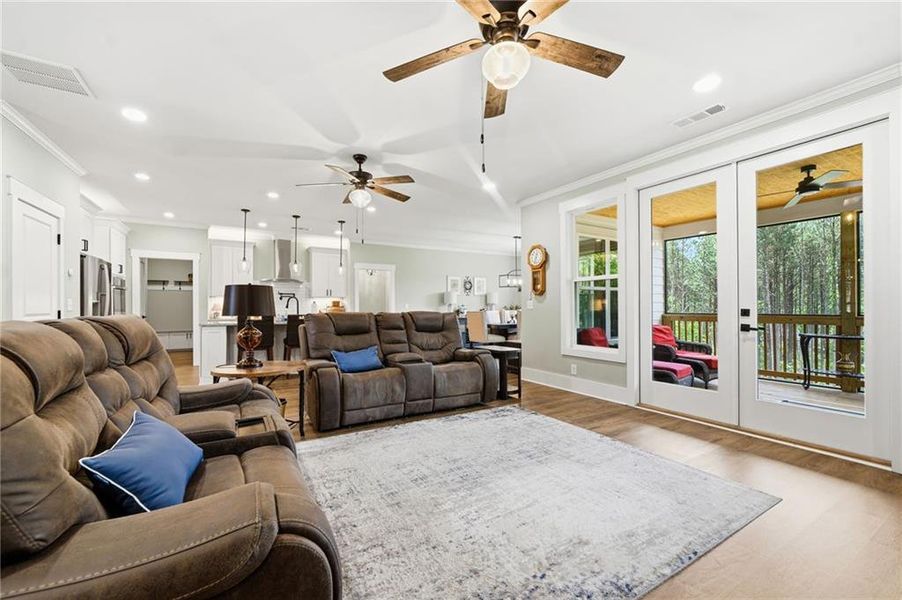 Furnished interior view inside a new home in , Canton (Image 35).