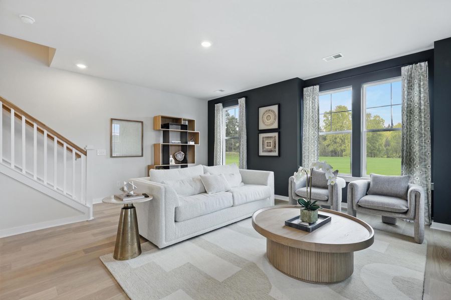 Furnished interior view inside a new home in Nexton, Summerville (Image 21). Furnished interior view inside a new home in Nexton, Summerville (Image 21).