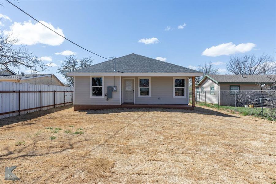 Front exterior of a new home in , Abilene, TX, highlighting curb appeal (Image 1). Front exterior of a new home in , Abilene, TX, highlighting curb appeal (Image 1).