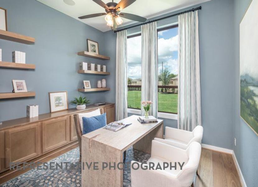 Furnished interior view inside a new home in Trinity Falls, McKinney (Image 13). Furnished interior view inside a new home in Trinity Falls, McKinney (Image 13).