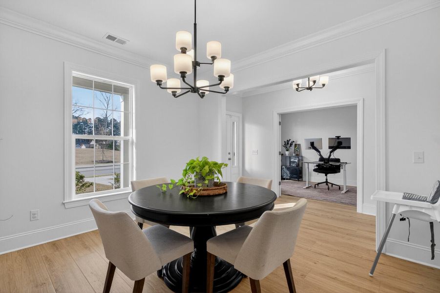 Furnished interior view inside a new home in , Summerville (Image 38).