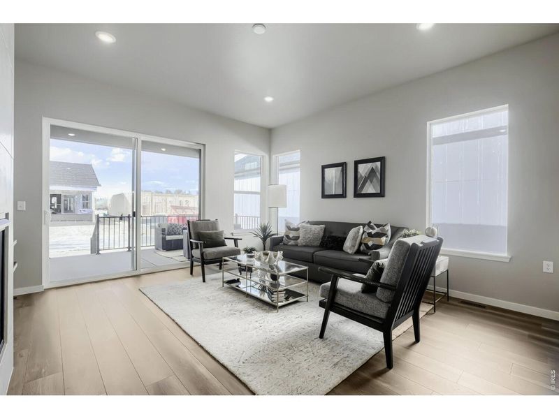 Furnished interior view inside a new home in , Fort Collins (Image 11).