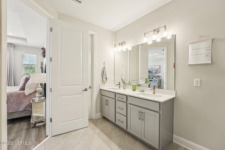 Furnished interior view inside a new home in , Jacksonville (Image 17). Furnished interior view inside a new home in , Jacksonville (Image 17).