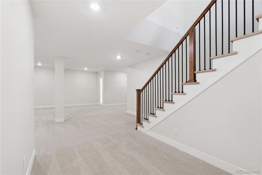Spacious, unfurnished interior of a new home in Retreat at The Canyons, Castle Pines (Image 34). Spacious, unfurnished interior of a new home in Retreat at The Canyons, Castle Pines (Image 34).