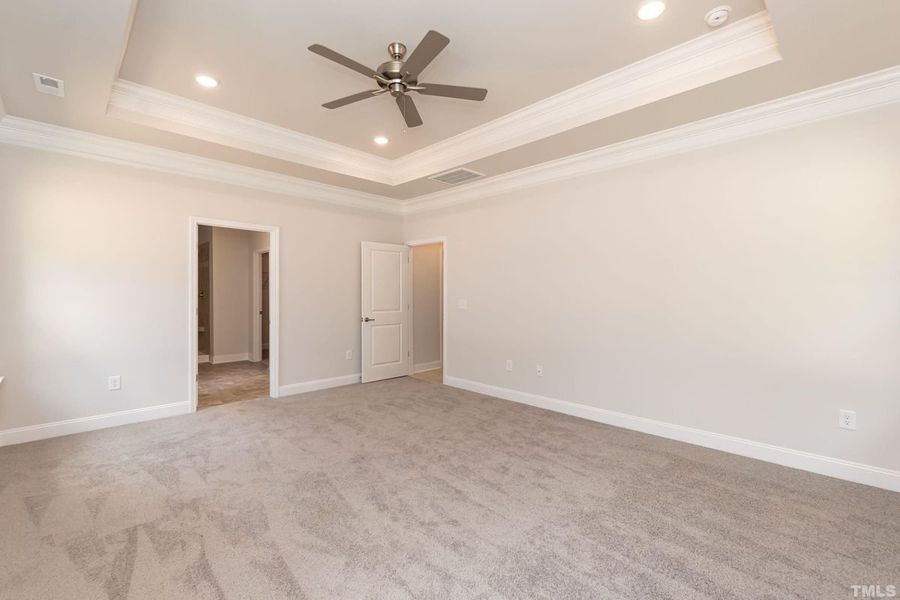 Representative unfurnished interior of a home built from the 1634 by Adams Homes in Parkland Place, Pace (Image 19).