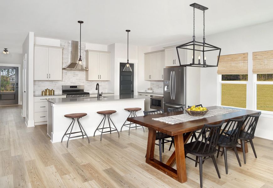Furnished interior view inside a new home in , Summerville (Image 12).