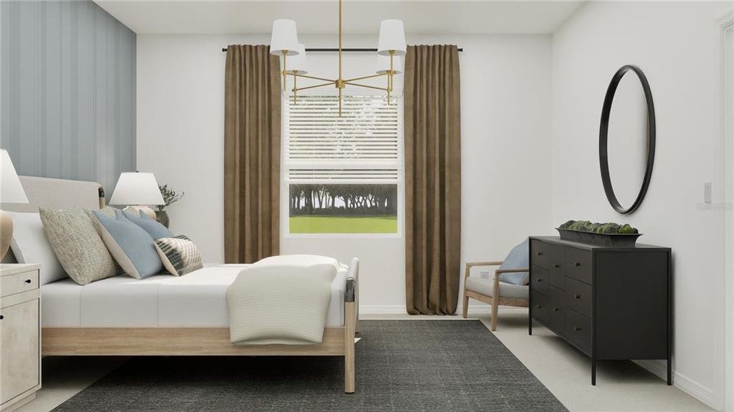 Furnished interior view inside a new home in Island Lakes at Coco Bay, Englewood (Image 15).