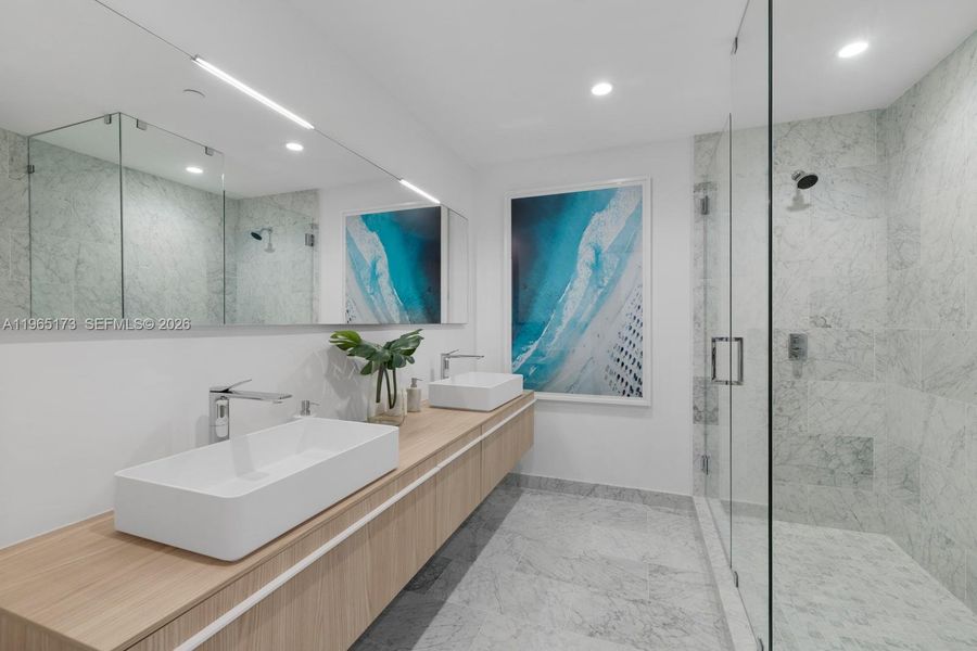 Furnished interior view inside a new home in , Bay Harbor Islands (Image 16). Furnished interior view inside a new home in , Bay Harbor Islands (Image 16).