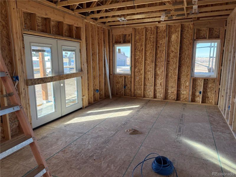 In-progress construction of a new home in , Peyton, CO (Image 8).