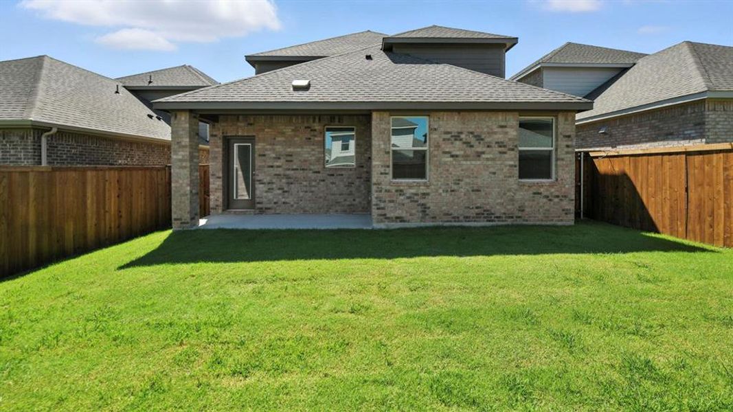 Exterior details and patio area of a home in Bel Air Village, Sherman (Image 20).