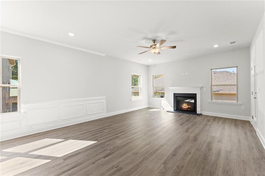 Spacious, unfurnished interior of a new home in Magnolia Villas, Cornelia (Image 24).