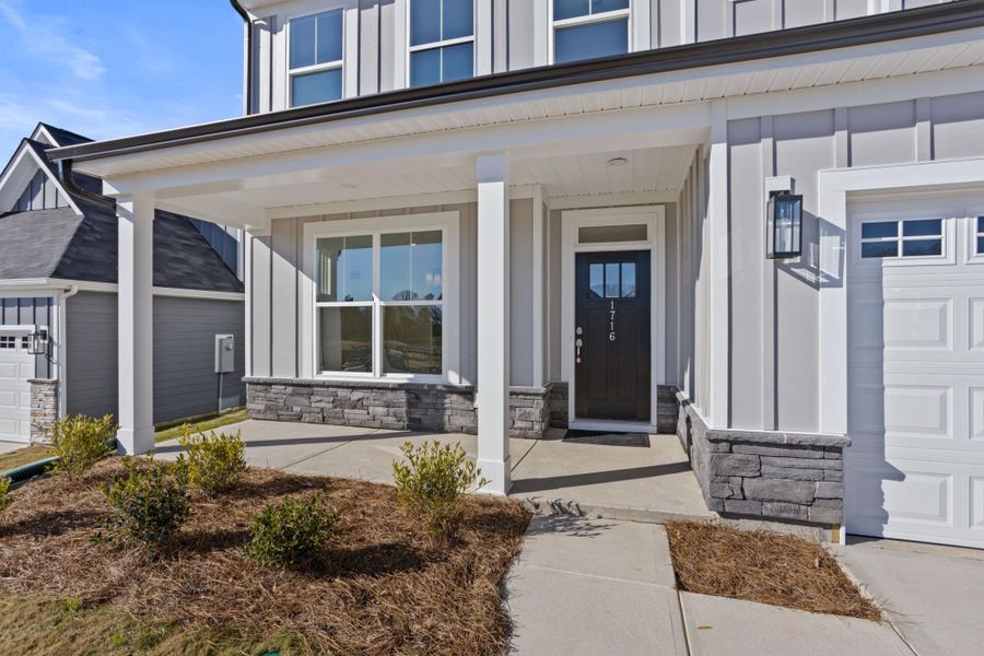 Exterior details and patio area of a home in Founders Club, Moore (Image 3). Exterior details and patio area of a home in Founders Club, Moore (Image 3).