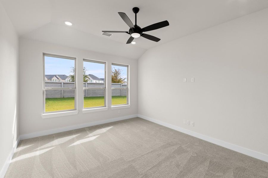 Spacious, unfurnished interior of a new home in Discovery Collection at Painted Tree Village, McKinney (Image 18). Spacious, unfurnished interior of a new home in Discovery Collection at Painted Tree Village, McKinney (Image 18).