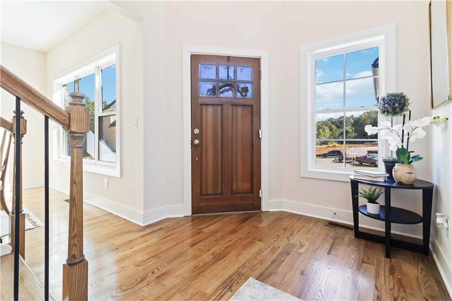 Furnished interior view inside a new home in , Atlanta (Image 16).