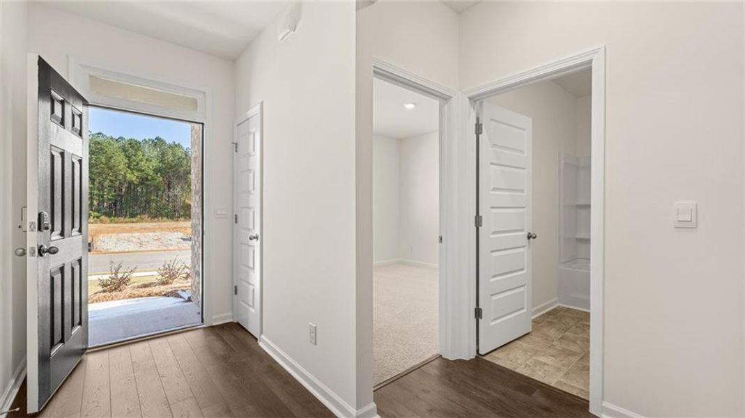 Spacious, unfurnished interior of a new home in The Reserve at Calcutta, Stockbridge (Image 15).
