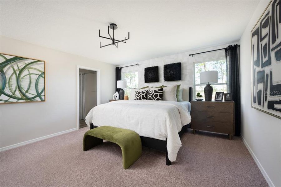 Furnished interior view inside a new home in Pasadena Ridge, Zephyrhills (Image 11).