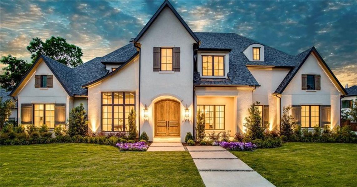 Front exterior of a new home in , Johns Creek, GA, highlighting curb appeal (Image 1).