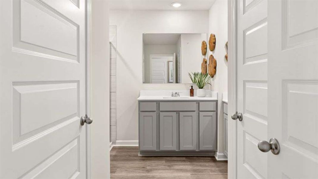 Furnished interior view inside a new home in , Stockbridge (Image 32).