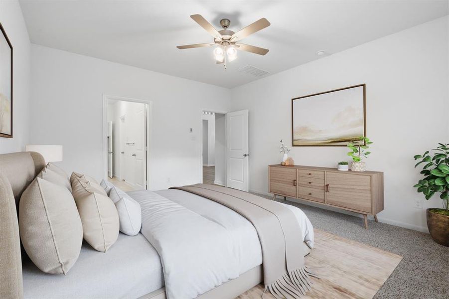 Furnished interior view inside a new home in , Forney (Image 9). Furnished interior view inside a new home in , Forney (Image 9).