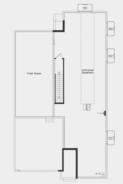 2D floor plan layout for the Plan 1942 Modeled by KB Home in Murphy Creek Reserve, Aurora, CO (Image 5).