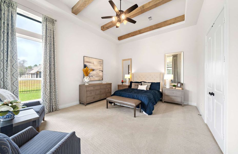 Furnished interior view inside a new home in Artavia 70′, Conroe (Image 28).