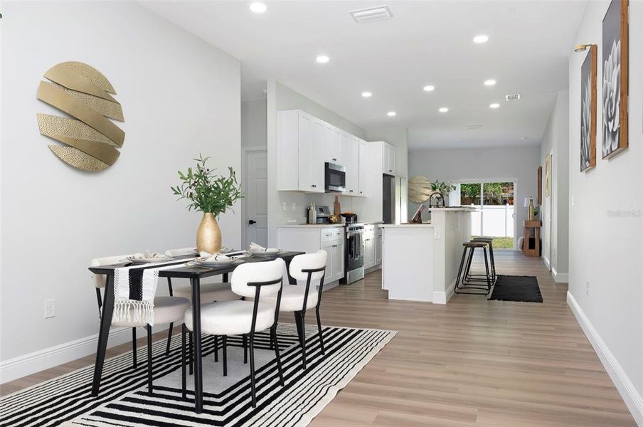 Furnished interior view inside a new home in , St. Petersburg (Image 8).