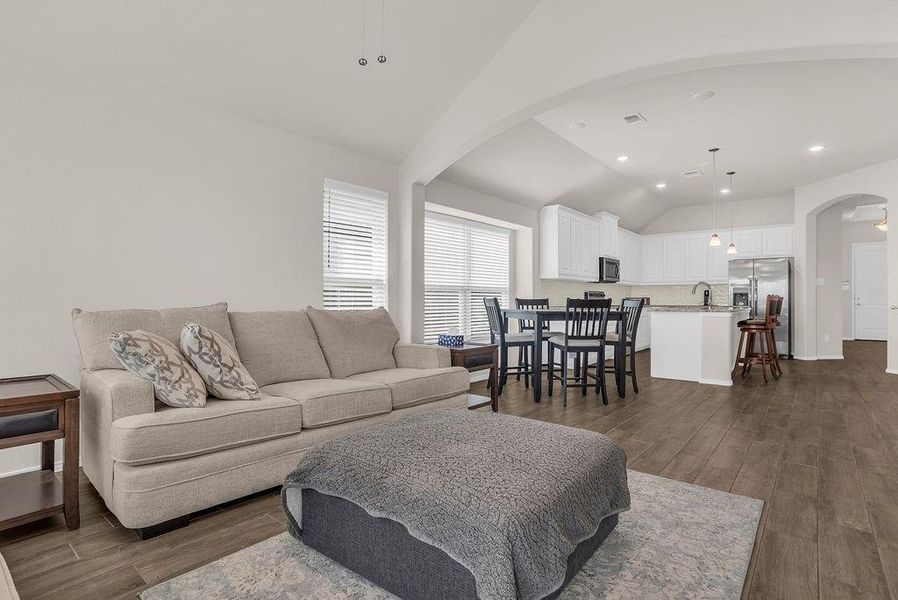 Furnished interior view inside a new home in Summer Crest, Fort Worth (Image 5).