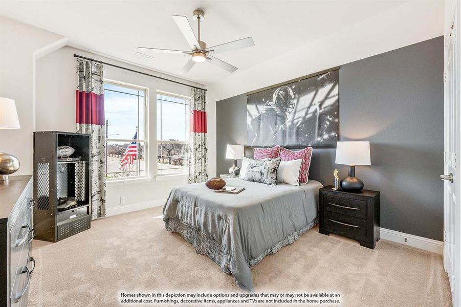 Furnished interior view inside a new home in Sutton Fields, Celina (Image 21).