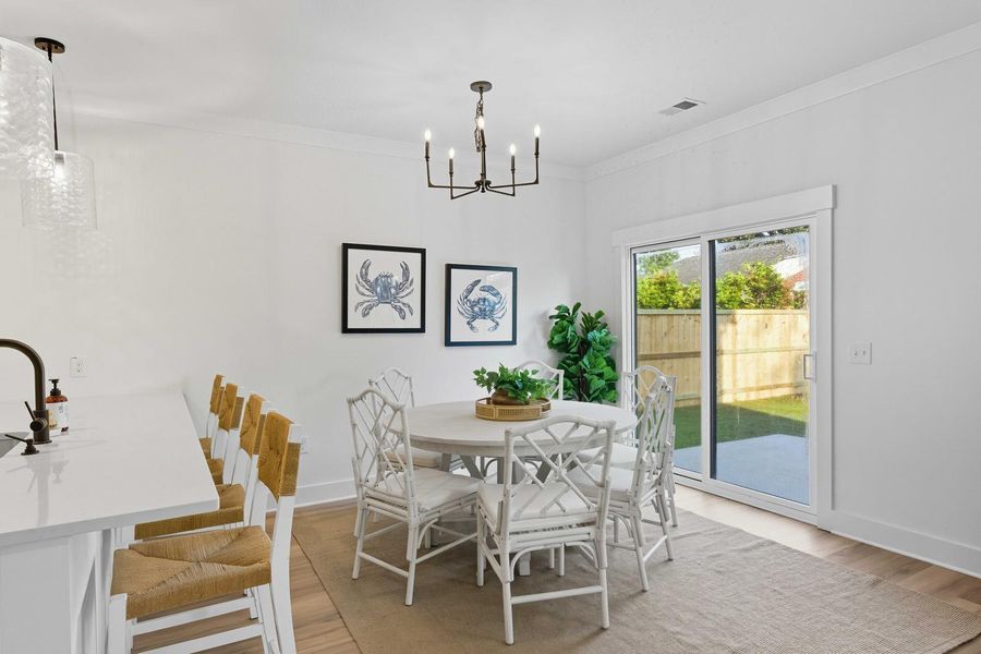 Furnished interior view inside a new home in , Charleston (Image 5).
