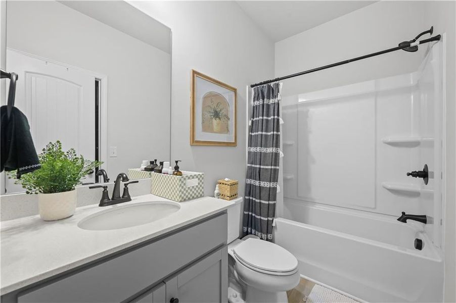 Furnished interior view inside a new home in , Atlanta (Image 34).