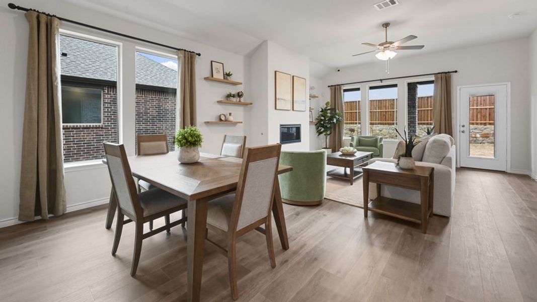 Representative furnished interior of a home built from the Vail by D.R. Horton in Madera, Royse City (Image 12). Representative furnished interior of a home built from the Vail by D.R. Horton in Madera, Royse City (Image 12).