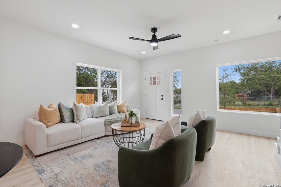 Furnished interior view inside a new home in , San Antonio (Image 4).