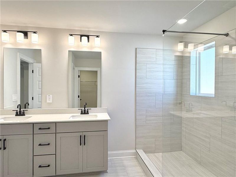 Furnished interior view inside a new home in Vines at Mill Creek - Legacy Series, Braselton (Image 7).