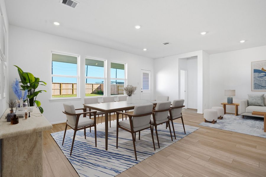 Furnished interior view inside a new home in Hockley Meadows, Hockley (Image 10).