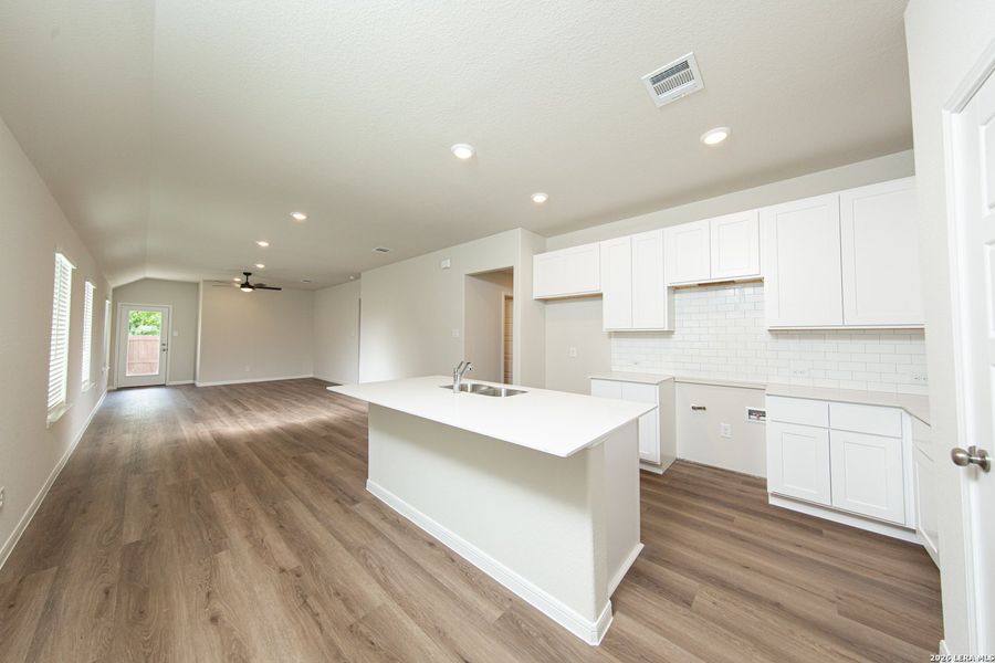 Furnished interior view inside a new home in Applewhite Meadows, San Antonio (Image 4). Furnished interior view inside a new home in Applewhite Meadows, San Antonio (Image 4).