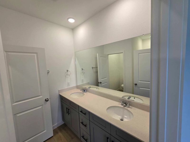 Primary Bathroom Construction Progress featuring the Minimalist Collection