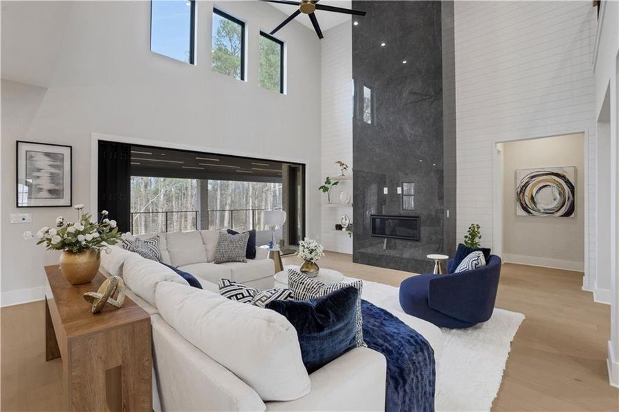 Furnished interior view inside a new home in , Milton (Image 61). Furnished interior view inside a new home in , Milton (Image 61).