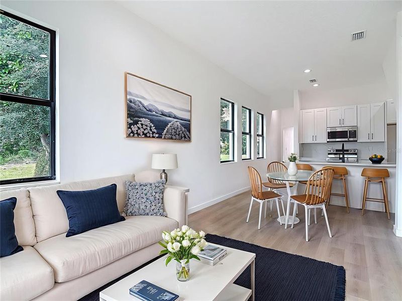 Furnished interior view inside a new home in , Tampa (Image 4).