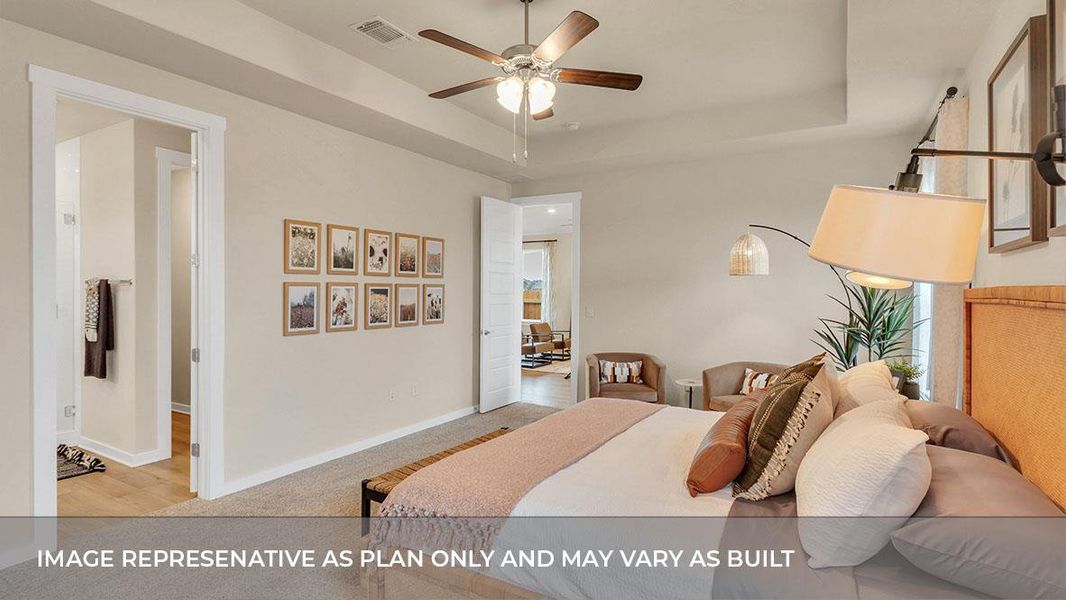 Furnished interior view inside a new home in Rosenbusch Ranch, Leander (Image 25).