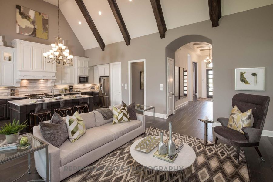 Furnished interior view inside a new home in Briarley, Montgomery (Image 11).