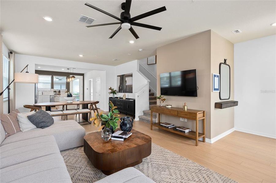 Furnished interior view inside a new home in EverBe, Orlando (Image 5).
