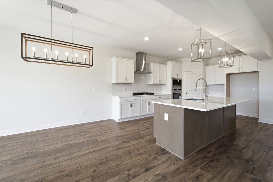Furnished interior view inside a new home in Aden Woods, Fairview (Image 8).