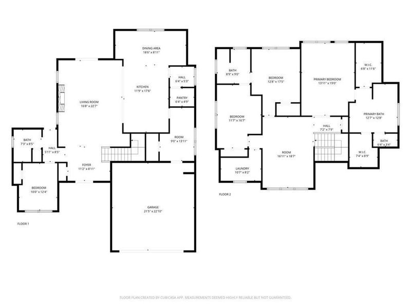 2D floor plan layout of this home in , Acworth, GA (Image 5).
