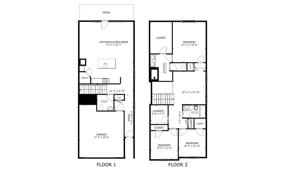 2D floor plan layout of this home in , Houston, TX (Image 5).