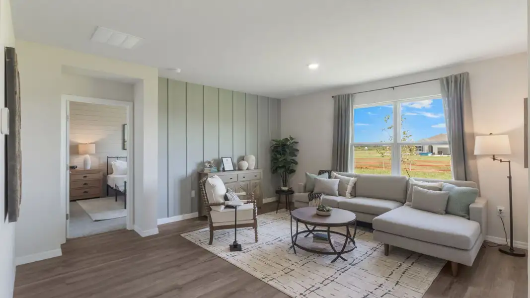 Furnished interior view inside a new home in Hamilton Bluff, Lake Hamilton (Image 8).