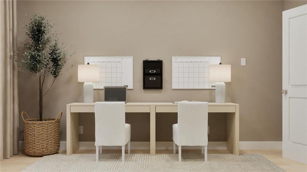 Furnished interior view inside a new home in Meadow Pointe, Groveland (Image 14). Furnished interior view inside a new home in Meadow Pointe, Groveland (Image 14).