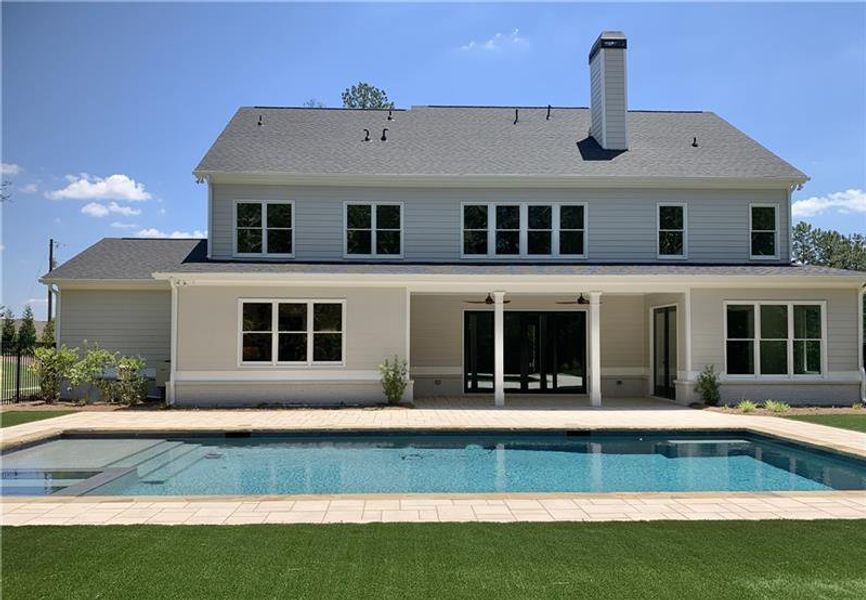 Exterior details and patio area of a home in , Marietta (Image 4).